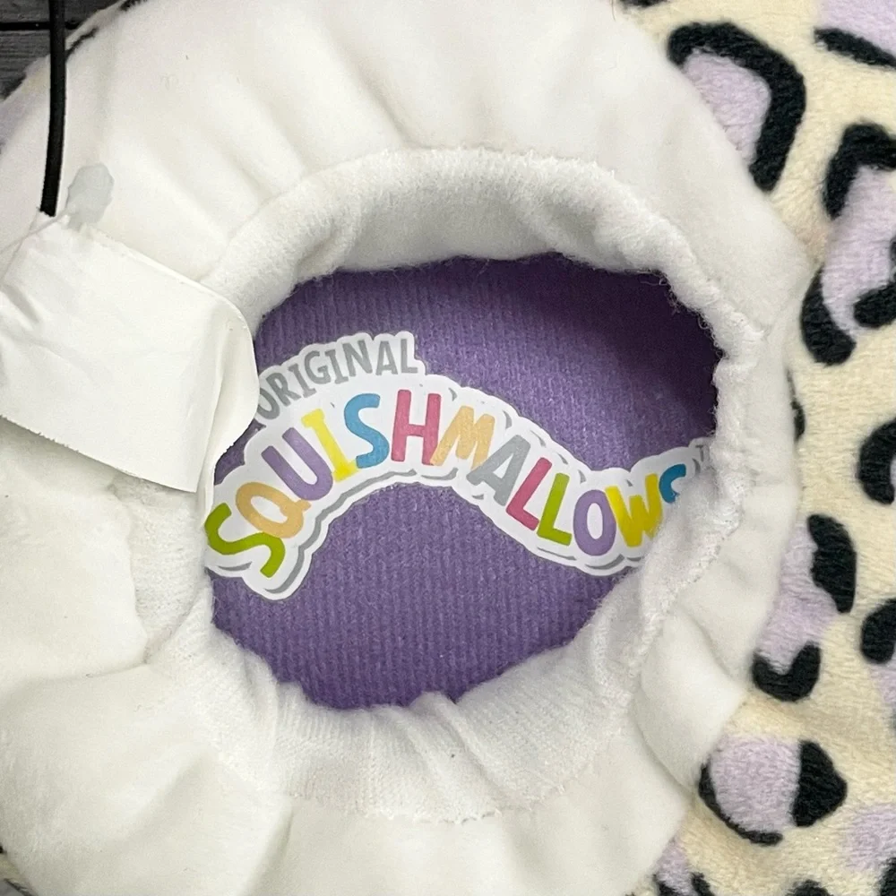 SQUISHMALLOWS Youth Leopard Cheetah Slippers